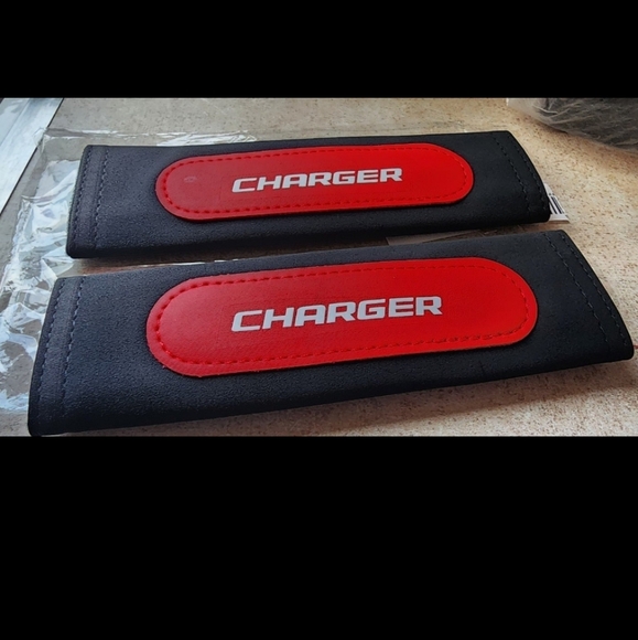 2 new Dodge Charger car seat belt pads - Picture 4 of 4